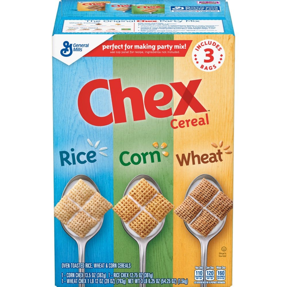 Triple Chex Rice Wheat and Corn (3 pk.) - Heart Health - Triple
