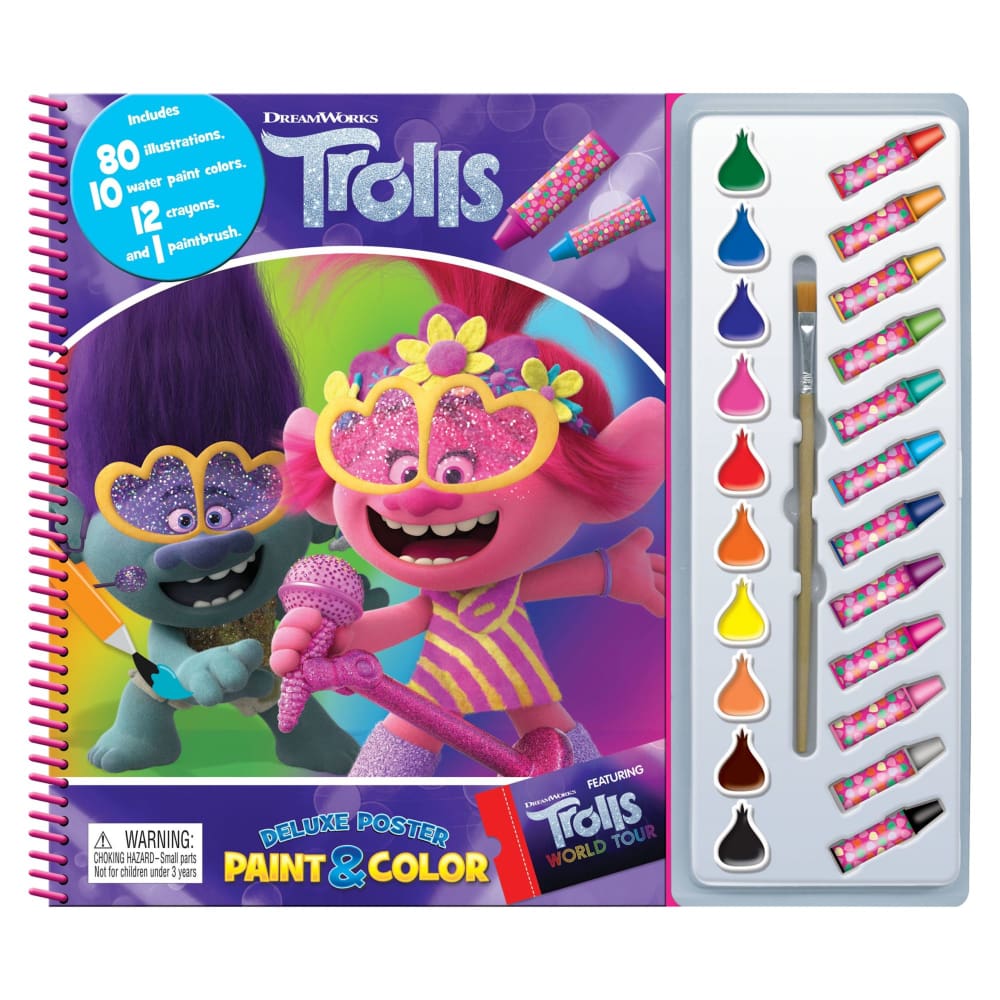 Trolls 2 Deluxe Poster Paint & Color - Home/Office/Books/ - Readerlink