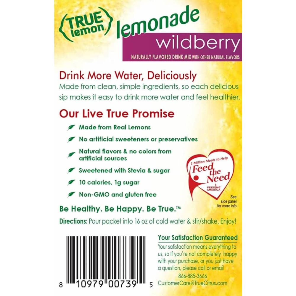 TRUE CITRUS Grocery > Beverages > Juices TRUE CITRUS Water Enhncr Wldbry Lmnde, 1.06 oz