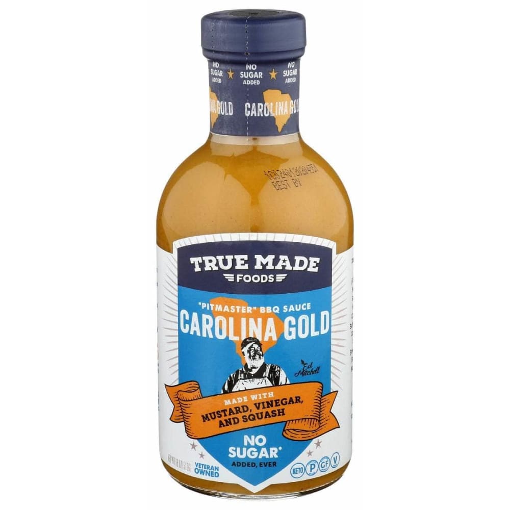 TRUE FOODS Grocery > Meal Ingredients > Sauces TRUE FOODS Carolina Gold BBQ Sauce, 18 oz