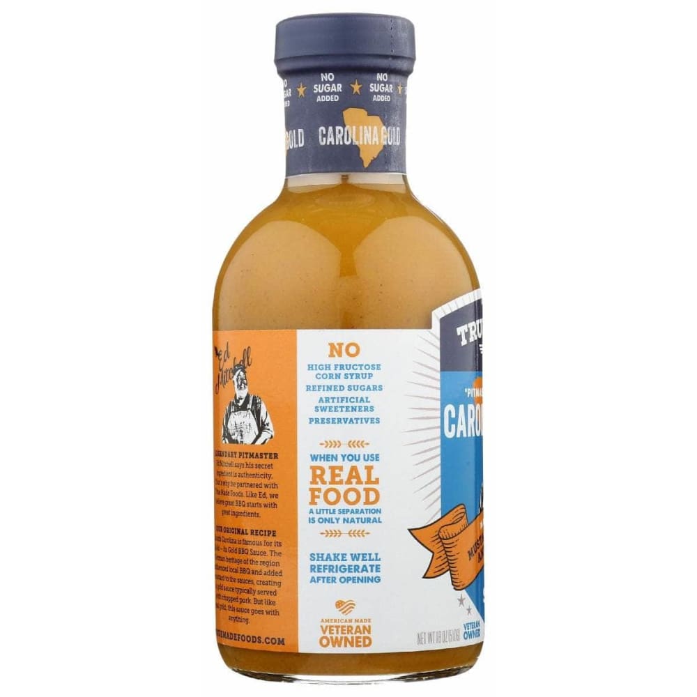 TRUE FOODS Grocery > Meal Ingredients > Sauces TRUE FOODS Carolina Gold BBQ Sauce, 18 oz