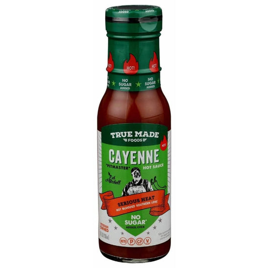 TRUE FOODS True Foods Hot Sauce Cayenne Pepper No Sugar, 8 Fo