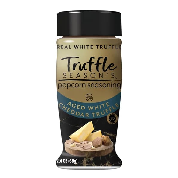 TRUFFLE SEASONS: Aged White Cheddar Truffle 2.4 oz - Grocery > Cooking & Baking > Seasonings - TRUFFLE SEASONS