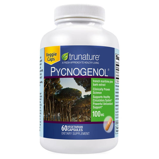 trunature Pycnogenol 100 mg. 60 Vegetarian Capsules - All Vitamins & Supplements - trunature