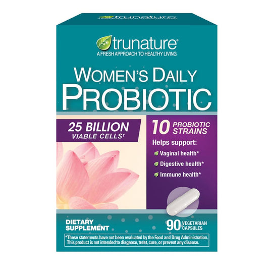 trunature Women’s Daily Probiotic 90 Vegetarian Capsules - All Vitamins & Supplements - trunature