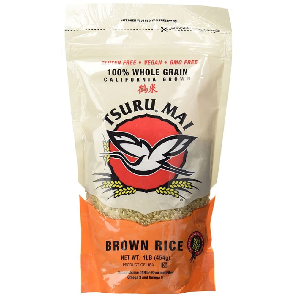 TSURU MAI: Brown Rice 16 oz - Grocery > Pantry > Rice - TSURU MAI