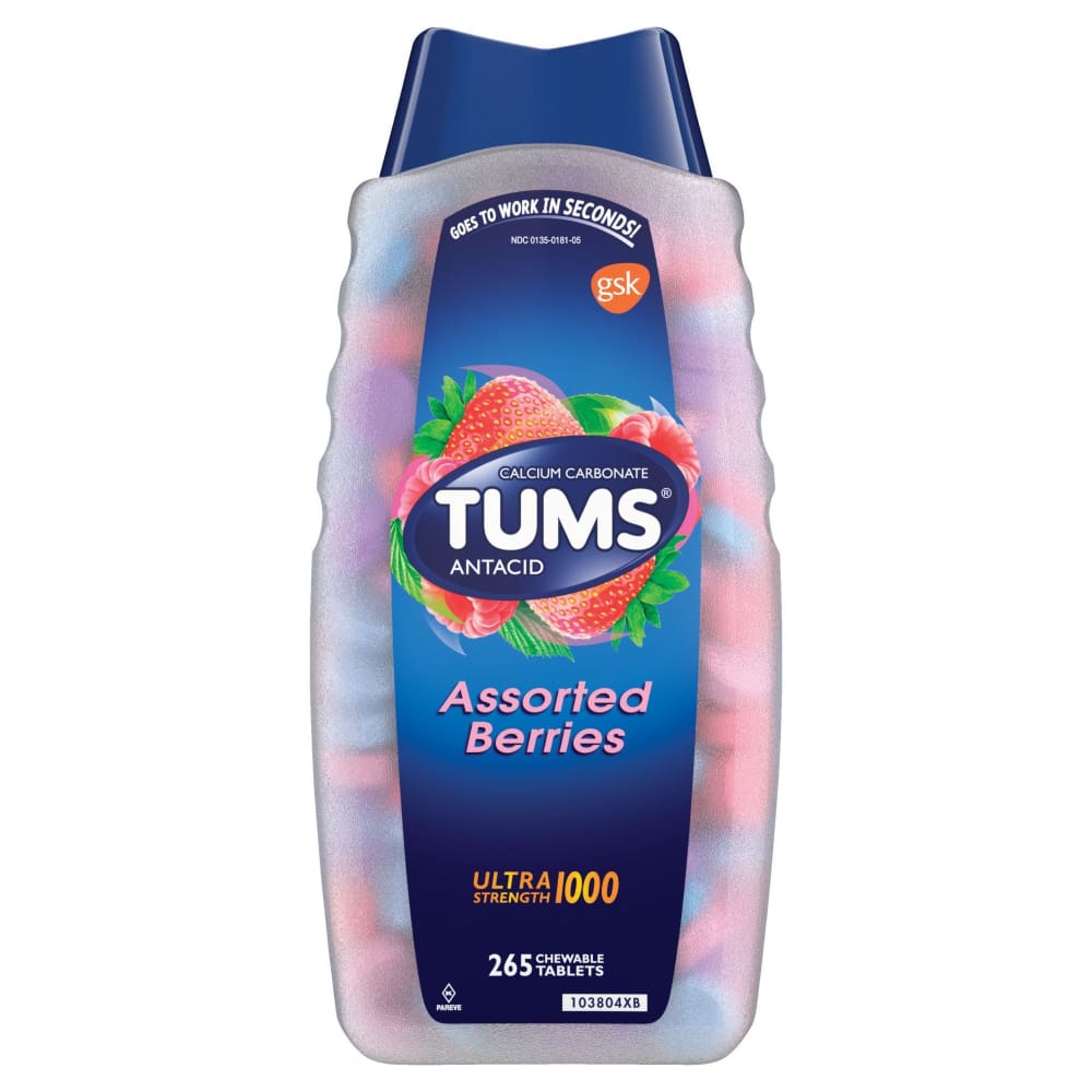 Tums Ultra Strength Assorted Berries Antacid Tablets 265 ct. - Tums