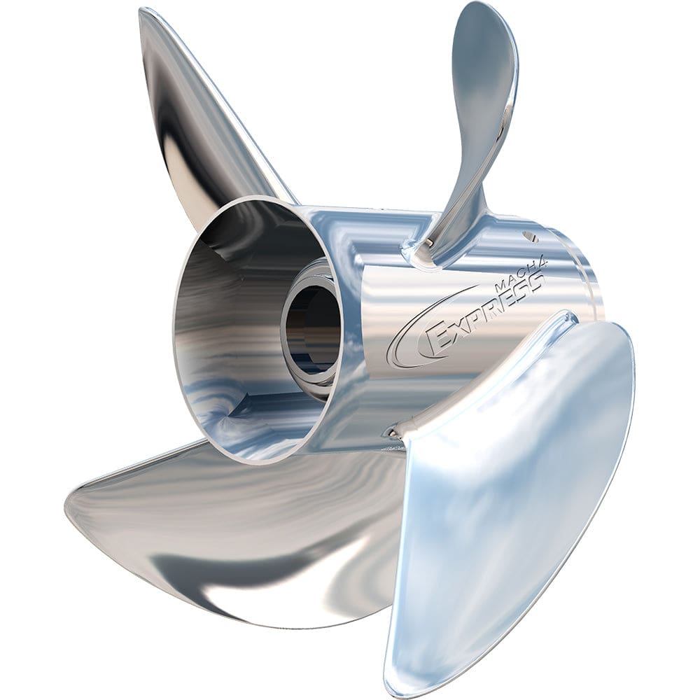 Turning Point Express® Mach4™ - Left Hand - Stainless Steel Propeller - EX1/ EX2-1319-4L - 4-Blade - 13 x 19 Pitch - Boat Outfitting |