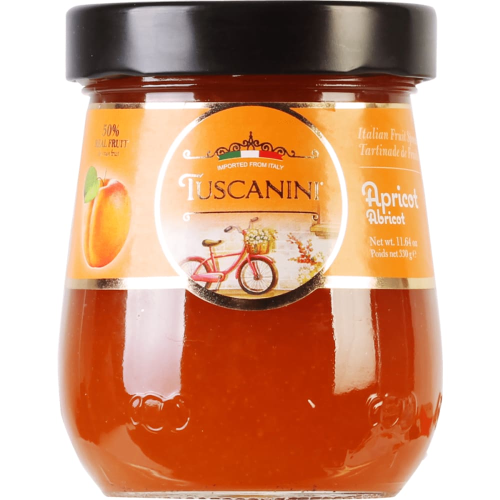 TUSCANINI Grocery > Pantry > Condiments TUSCANINI: Apricot Fruit Spread Preserves, 11.64 oz