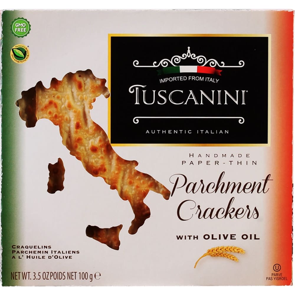 TUSCANINI: Original Parchment Crackers 3.5 oz (Pack of 4) - Grocery > Snacks > Crackers - TUSCANINI