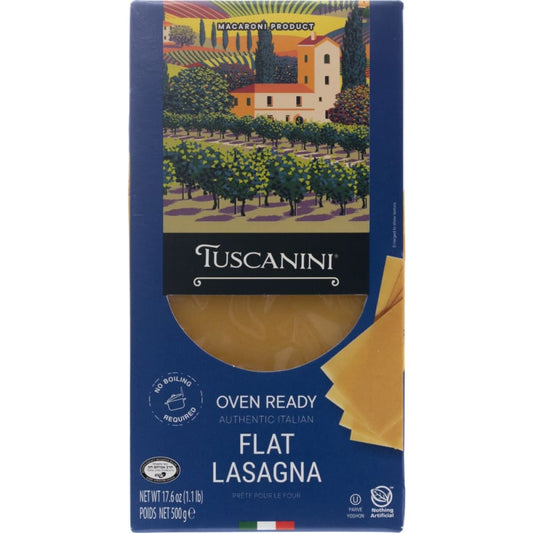 TUSCANINI: Oven Ready Flat Lasagna 17.6 oz (Pack of 5) - Grocery > Meal Ingredients > Noodles & Pasta - TUSCANINI