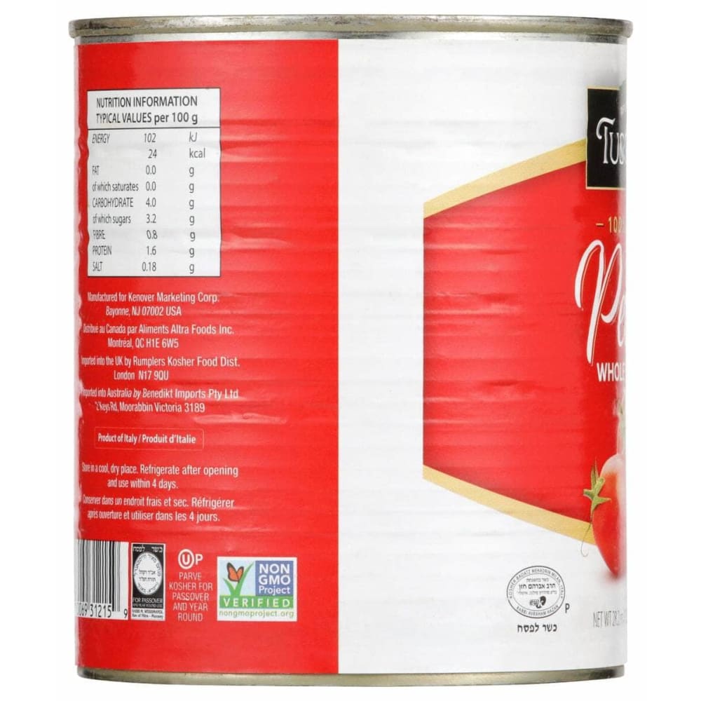 TUSCANINI Grocery > Pantry > Condiments TUSCANINI: Tomatoes Whole Peeled, 28.2 oz