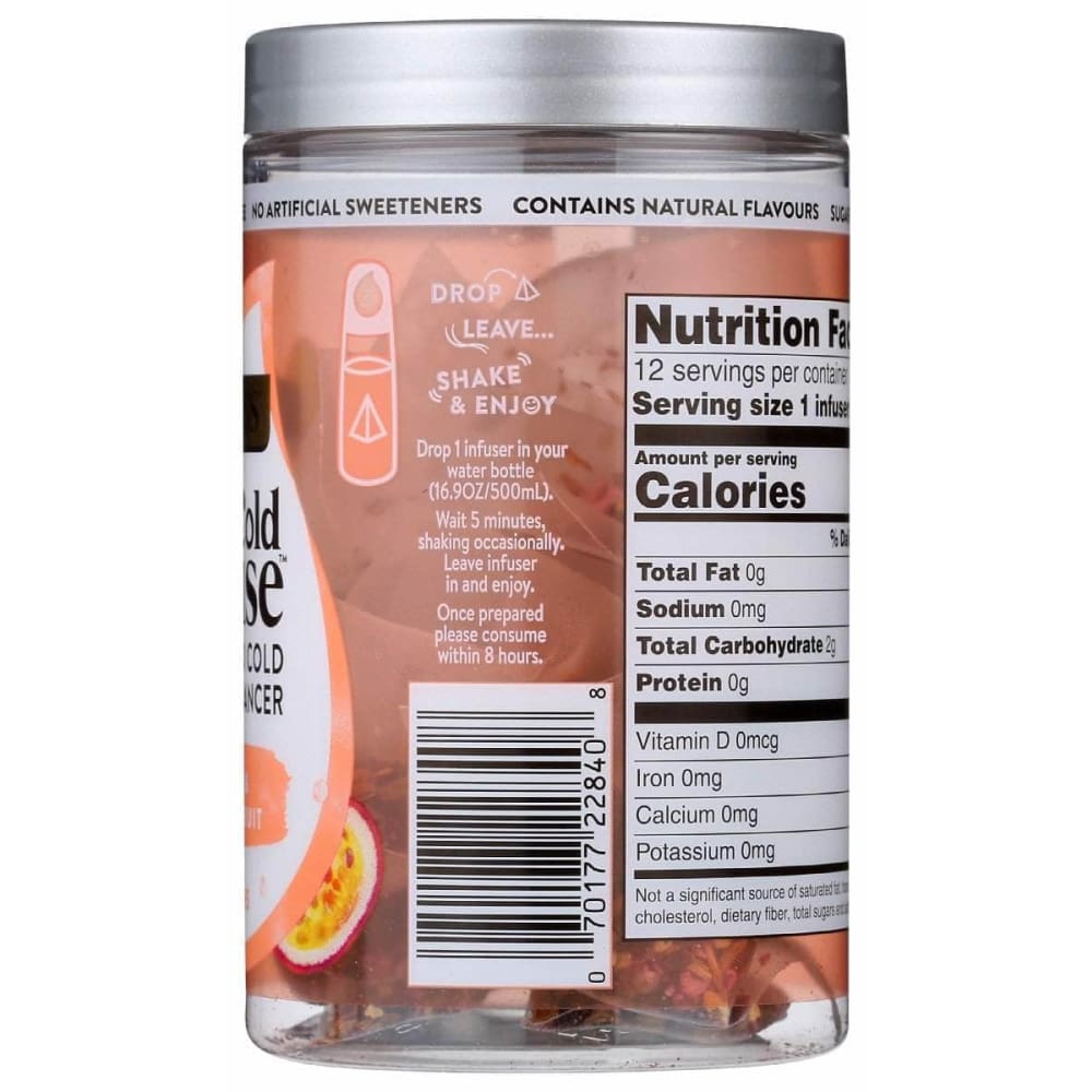 TWINING TEA Twining Tea Tea Cold Inf Peach Pasnfr, 12 Bg