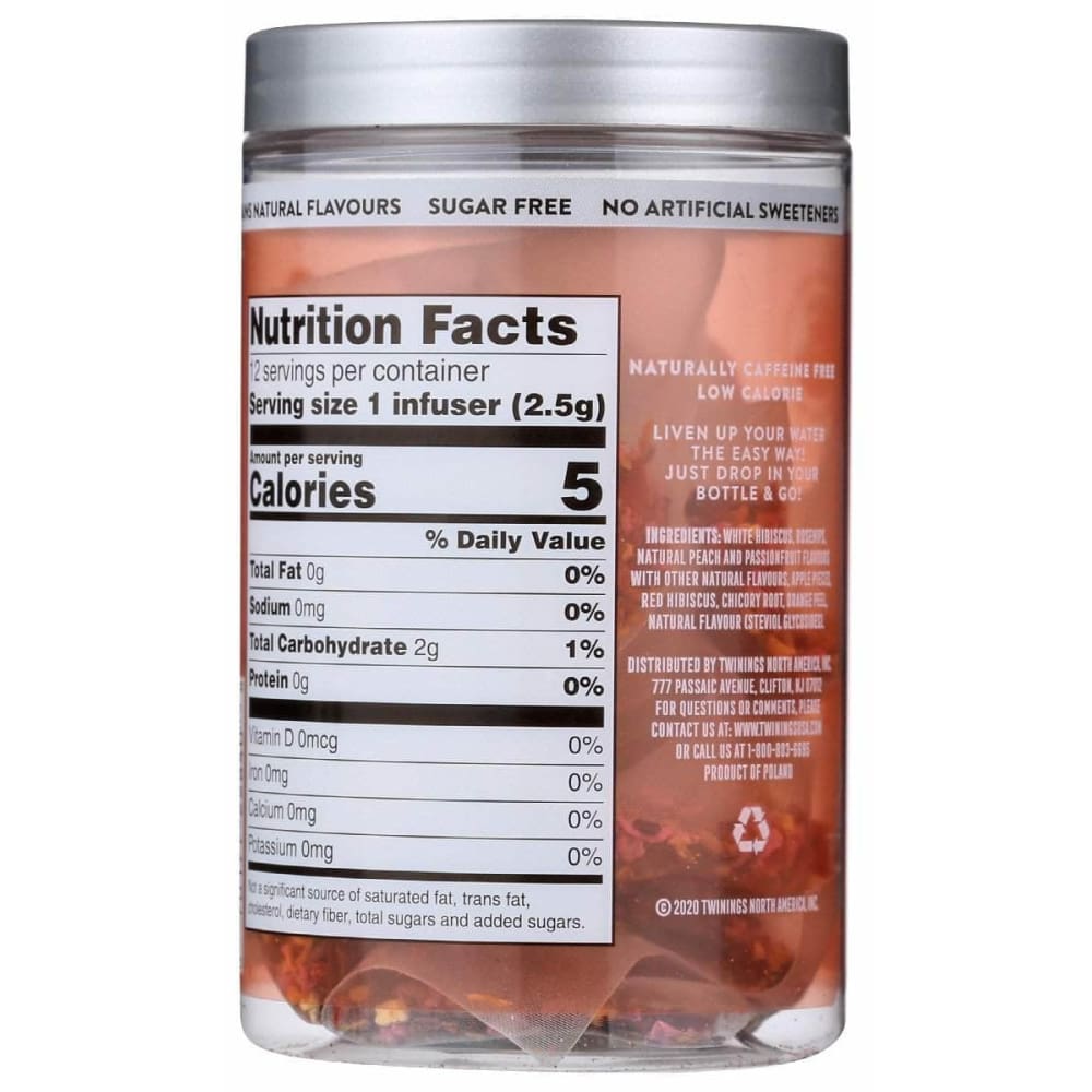TWINING TEA Twining Tea Tea Cold Inf Peach Pasnfr, 12 Bg