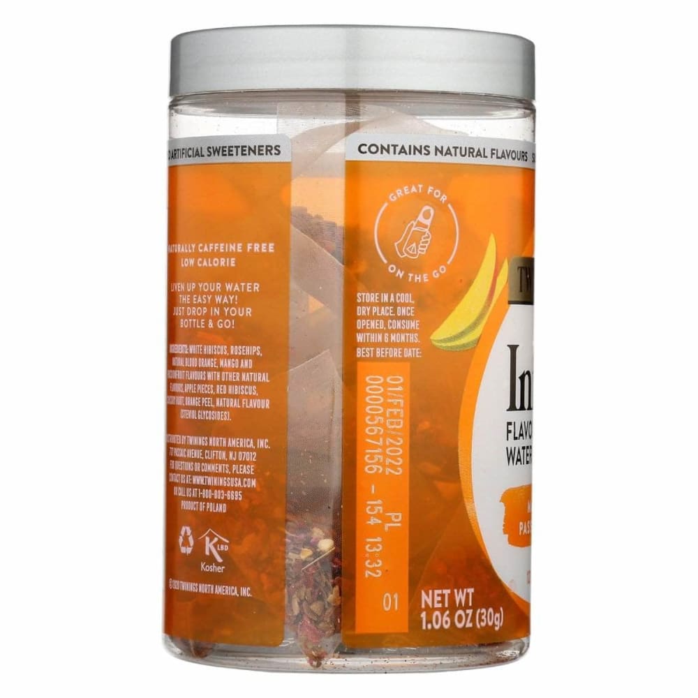 TWINING TEA Twining Tea Tea Cold Nfse Mngo Psnfrt, 12 Bg