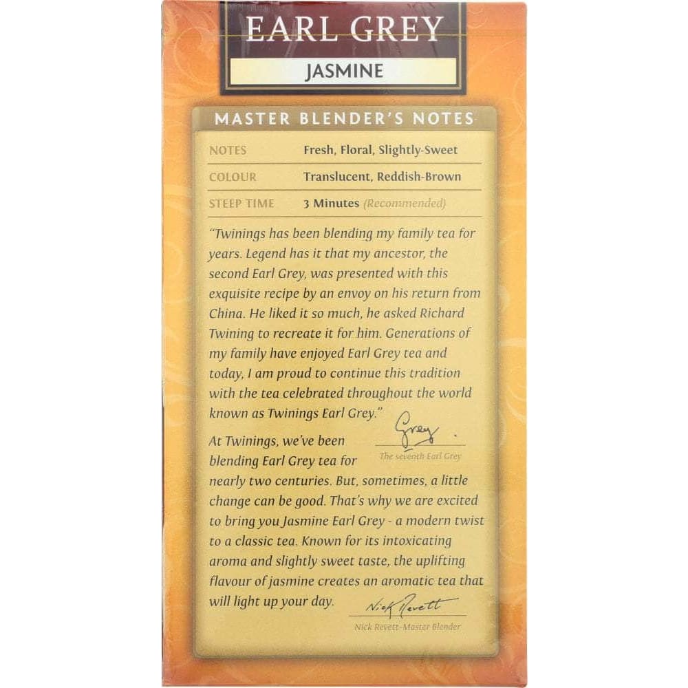 Twining Tea Twining Tea TEA EARL GREY JSMNE (1.4100 OZ)