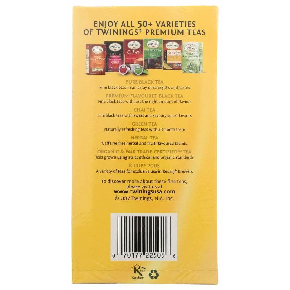 Twining Tea Twining Tea Lemon & Ginger Herbal Tea, 50 bg