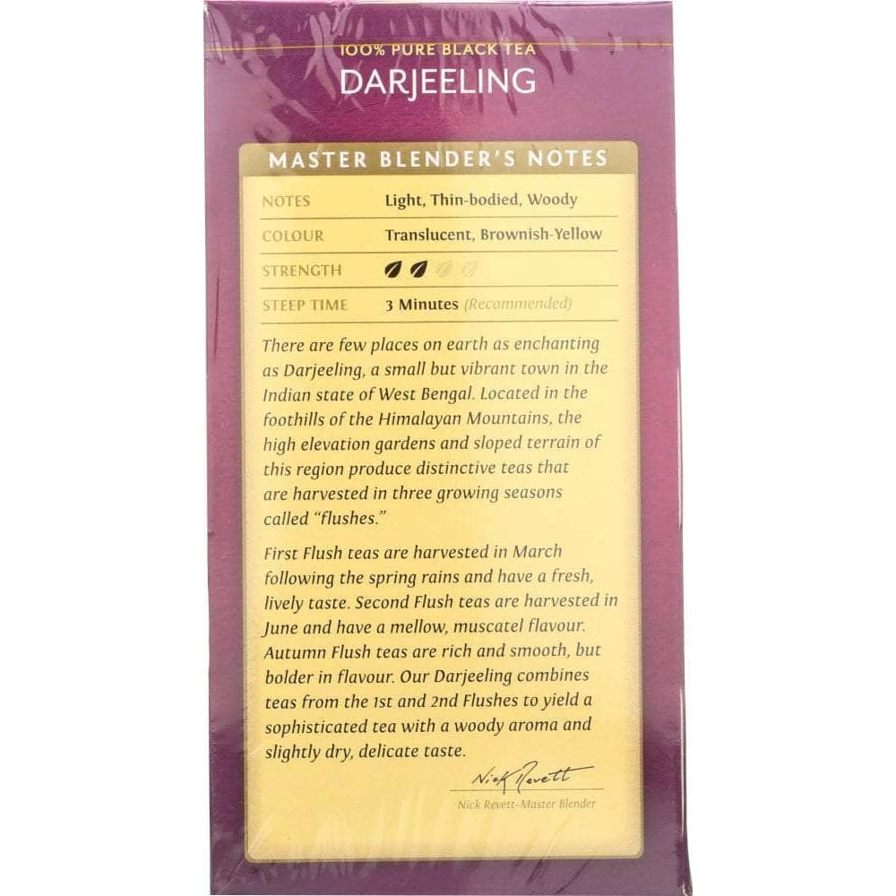 Twinings Twining Tea Origins Darjeeling Tea, 20 Tea Bags, 1.41 oz