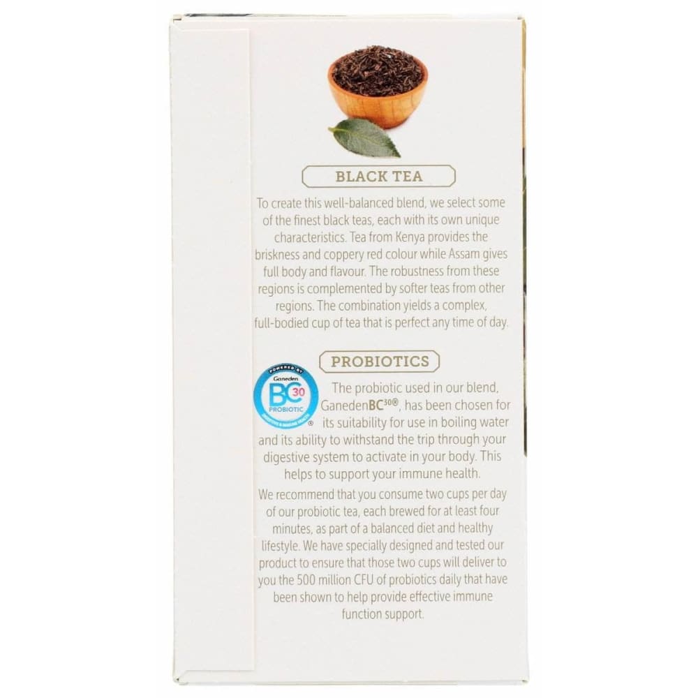 TWINING TEA Twining Tea Probiotic English Breakfast Black Tea, 18 Bg