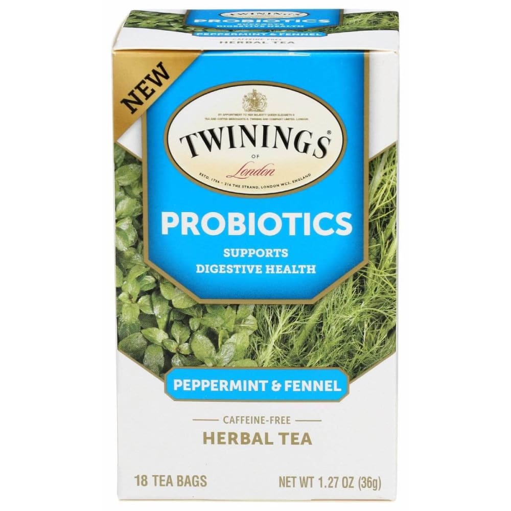 TWINING TEA Twining Tea Probiotic Tea Peppermint Fennel, 18 Bg