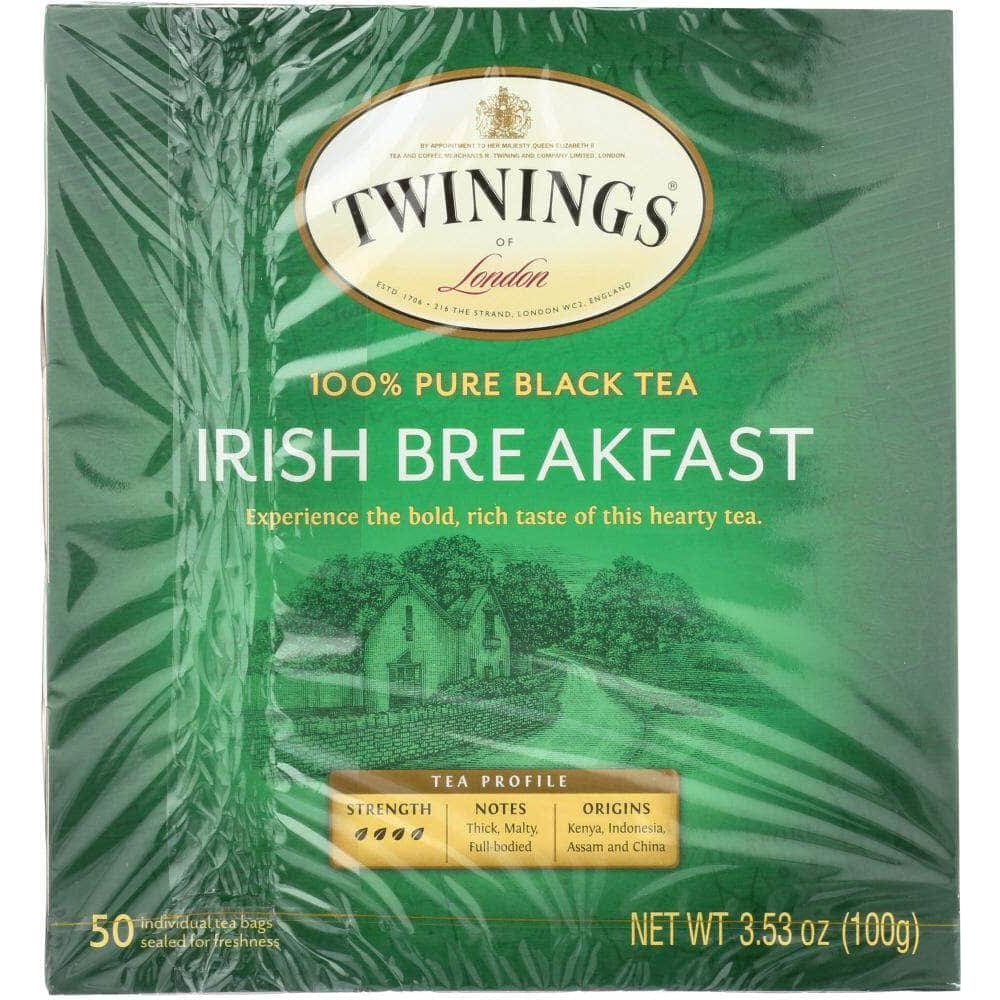 Twinings Twinings 100% Pure Black Tea Irish Breakfast, 50 Tea Bags