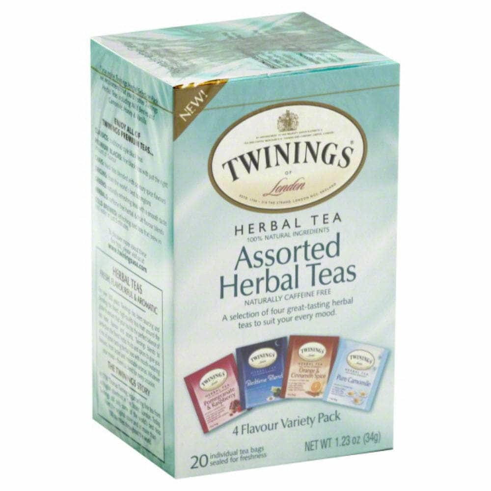Twining Tea Twinings Assorted Herbal Teas Variety Pack Caffeine Free 20 bags, 1.23 oz