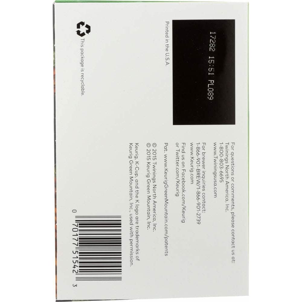 Twinings Twinings Green Tea Pure Green, 12 K-Cups