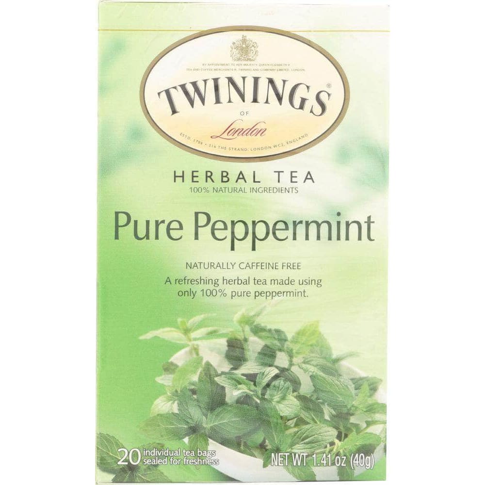 Twinings Twinings Of London Pure Peppermint Tea Caffeine Free 20 Tea Bags, 1.41 Oz