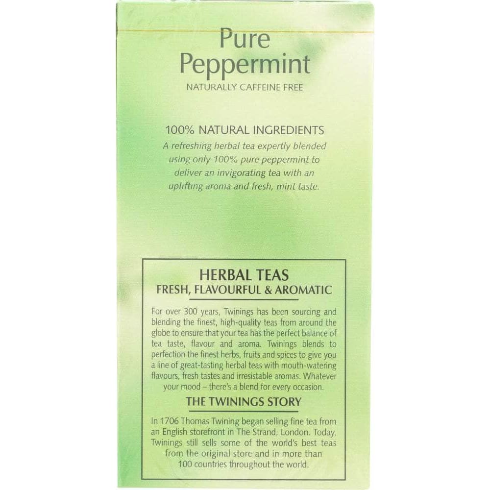 Twinings Twinings Of London Pure Peppermint Tea Caffeine Free 20 Tea Bags, 1.41 Oz