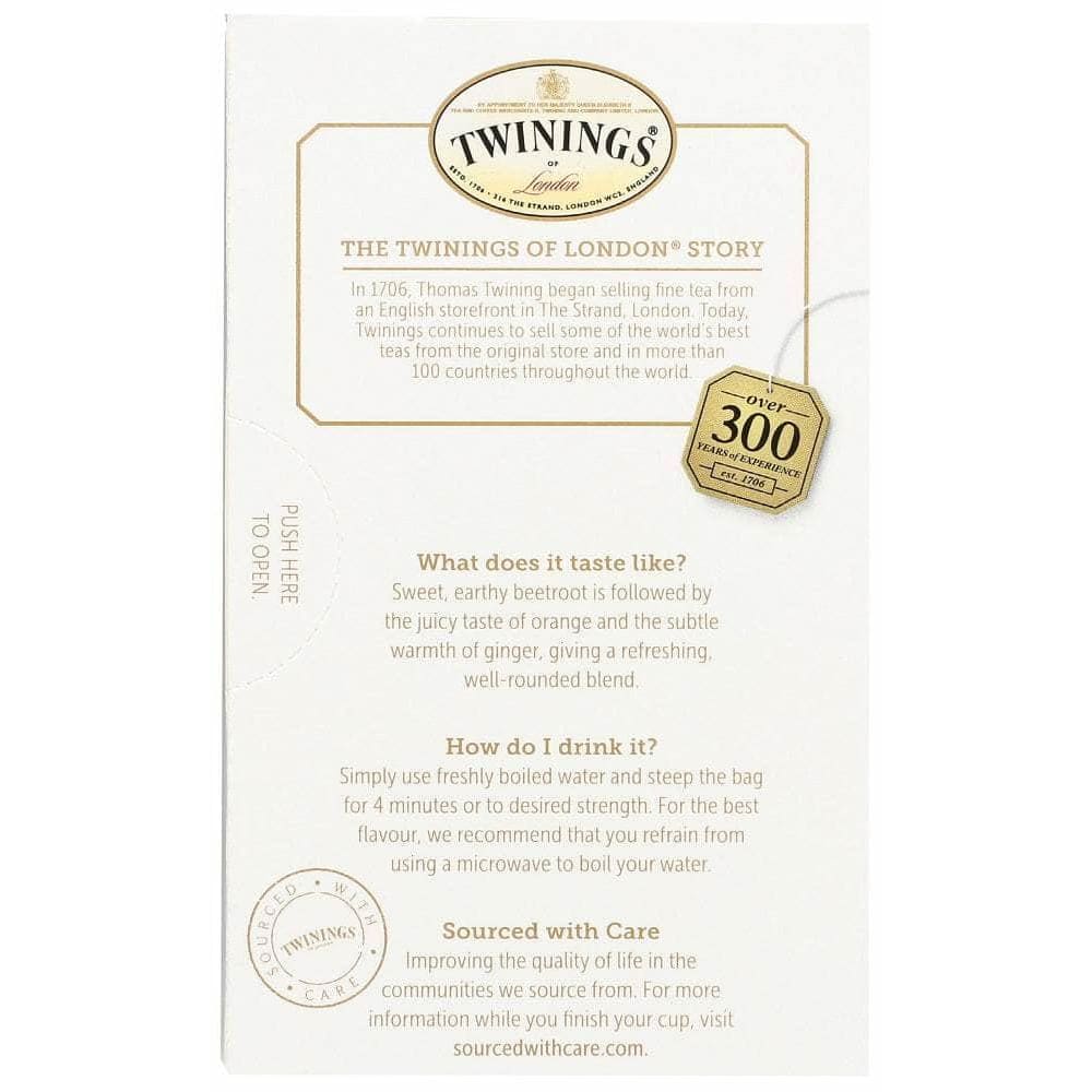 Twining Tea Twinings Orange and Ginger Beetroot Nourish Tea, 18 bg