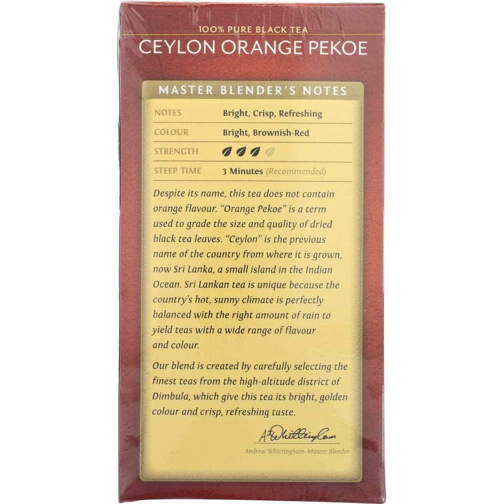 Twinings Twinings Origins, Ceylon Orange Pekoe Tea, 20 Tea Bags, 1.41 oz