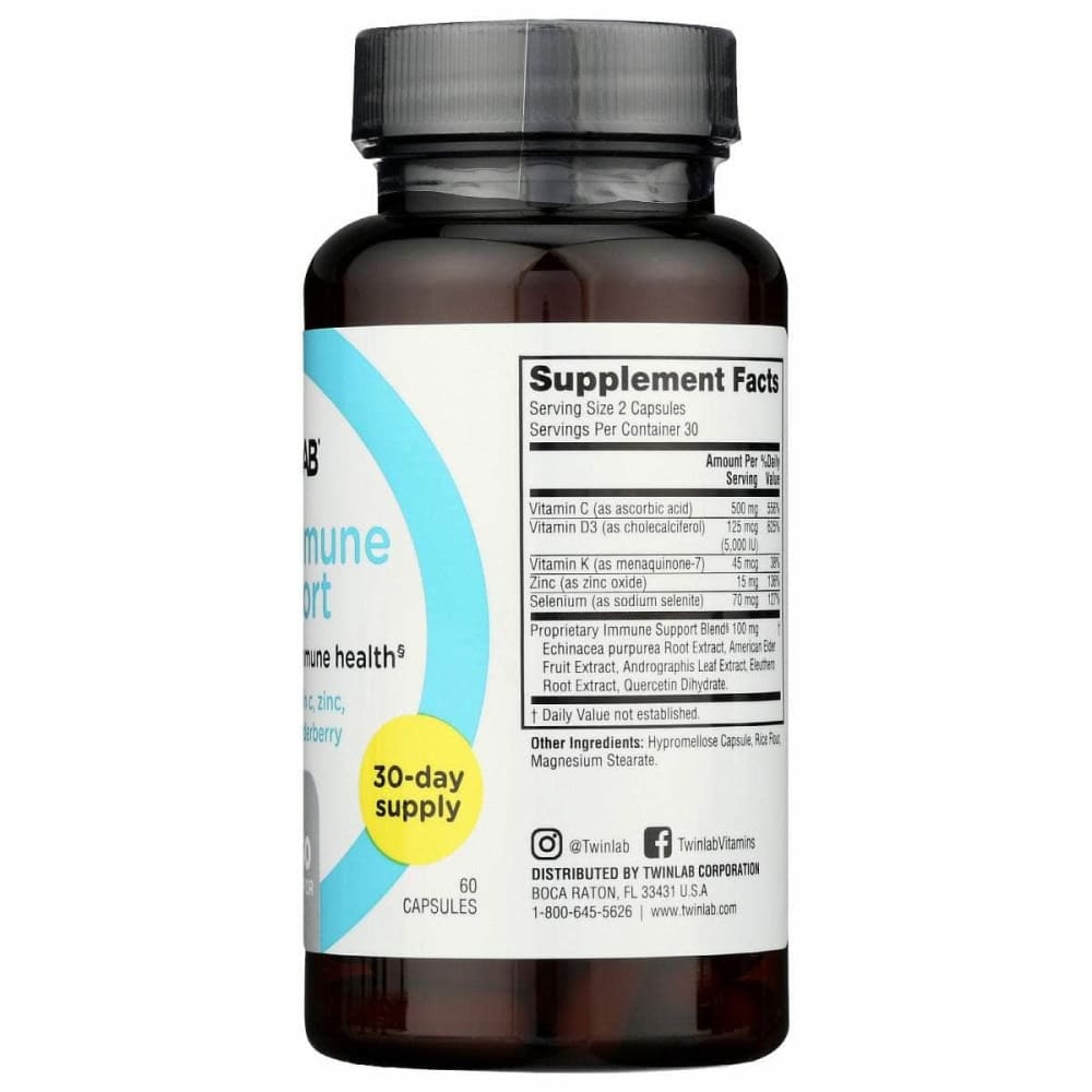 TWINLAB Health > Vitamins & Supplements TWINLAB Daily Immune Support, 60 cp