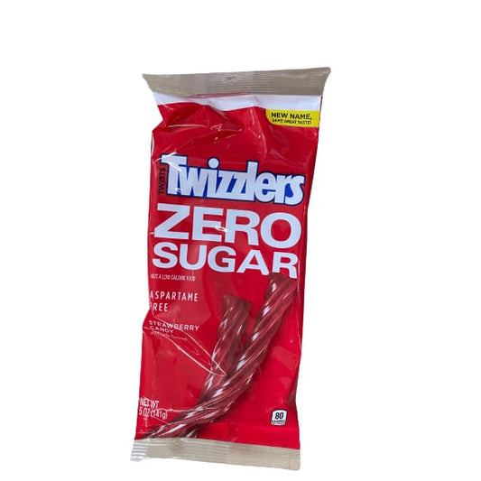 Twizzlers TWIZZLERS Twists Strawberry Flavored Sugar Free Chewy Candy, Low Fat, 5 oz, Bag