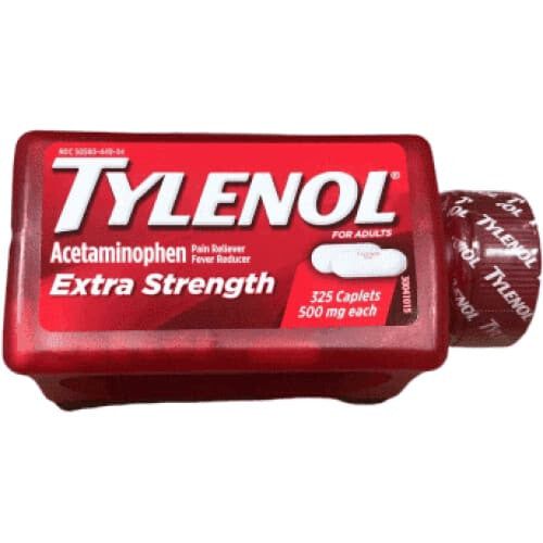 TYLENOL Extra Strength 500mg - 325 caplets - ShelHealth.Com