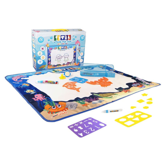 Tytan Magic Water Doodling Mat for Kids - Under-the-Sea Theme - Home/Toys/Indoor Play/Kids’ Arts & Crafts/ - Unbranded