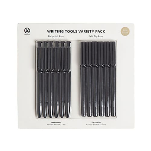 U Brands Monterey Ballpoint and Catalina Felt Tip Pens 12 pk. - Home/Office & School Supplies/General Supplies/ - U Brands