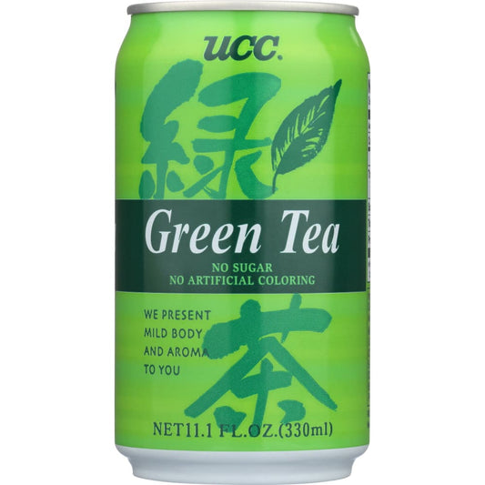 UCC: Green Tea Can 11.1 fl oz (Pack of 6) - Beverages > Coffee Tea & Hot Cocoa - UCC