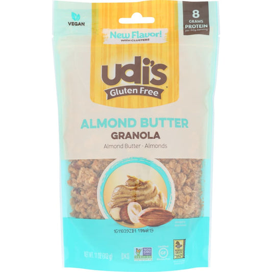UDIS: Almond Butter Granola Gf 11 oz (Pack of 4) - Grocery > Meal Ingredients > Grains - UDIS