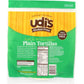 Udis Udi's Plain Tortilla Large Gluten Free, Dairy Soy & Nut Free, 6 Counts, 11.2 oz