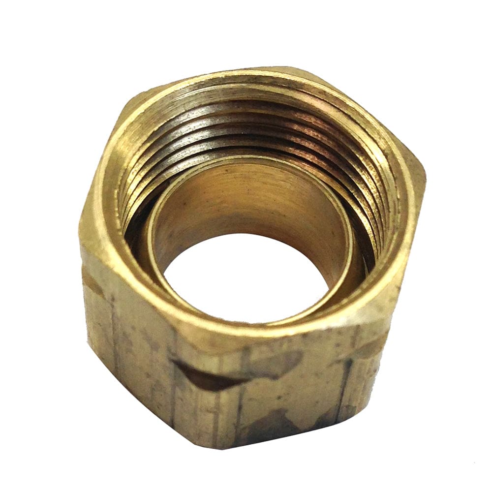 Uflex Brass Compression Nut w/ Sleeve #61CA-6 (Pack of 6) - Boat Outfitting | Steering Systems - Uflex USA