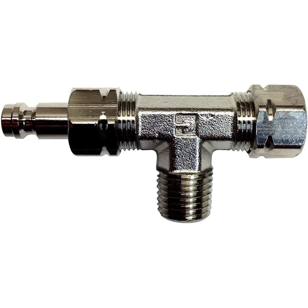 Uflex Tee Fitting w/ Bleed Nipple f/ IB & Stern Drive Cylinders - Boat Outfitting | Steering Systems - Uflex USA