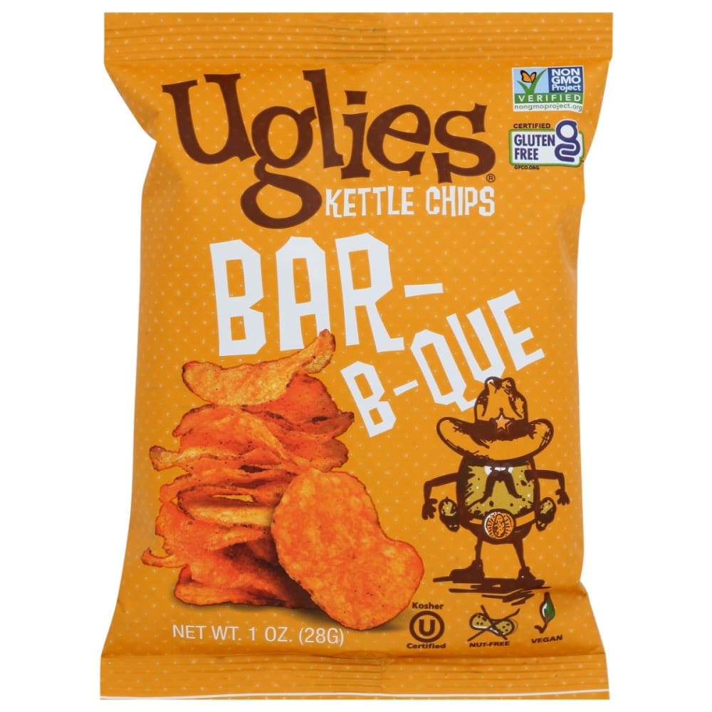 UGLIES: Chips Bbq 1 OZ (Pack of 6) - Grocery > Snacks > Chips > Potato Chips - UGLIES