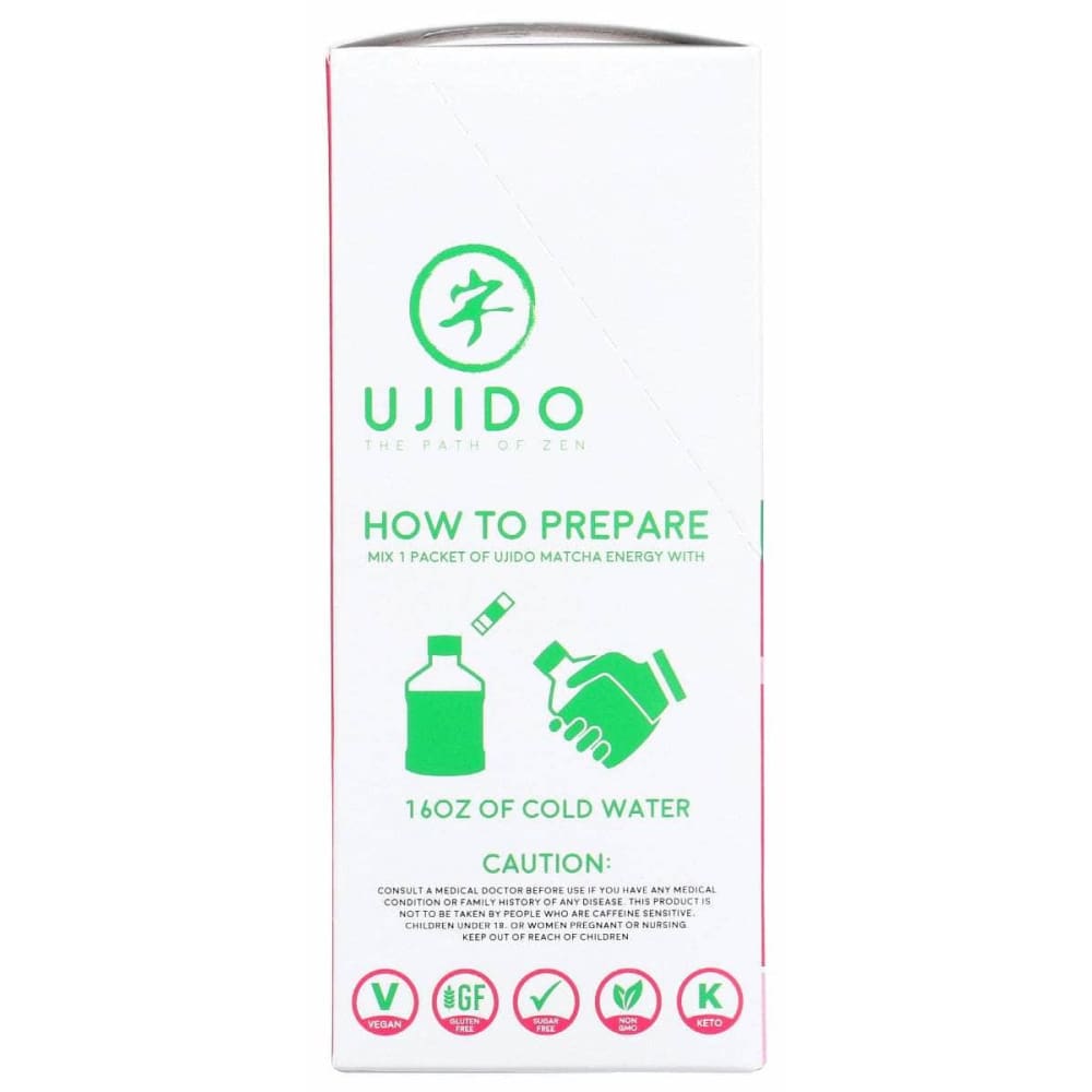 UJIDO Grocery > Beverages > Energy Drinks UJIDO: Matcha Strawberry Energy, 2 gm