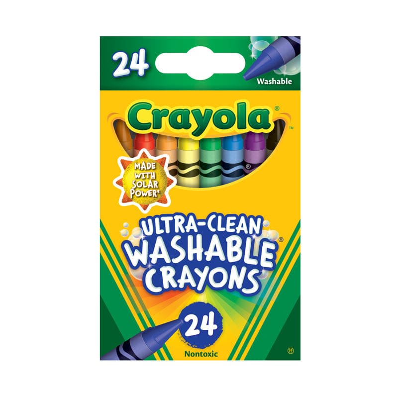 Ultraclean Crayons 24Ct (Pack of 10) - Crayons - Crayola LLC