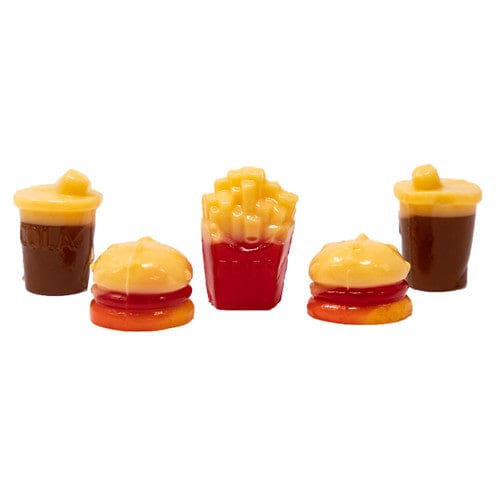Unbranded 4D Gummy Fast Food 2.2lb (Case of 6) - Candy/Gummy Candy - Unbranded