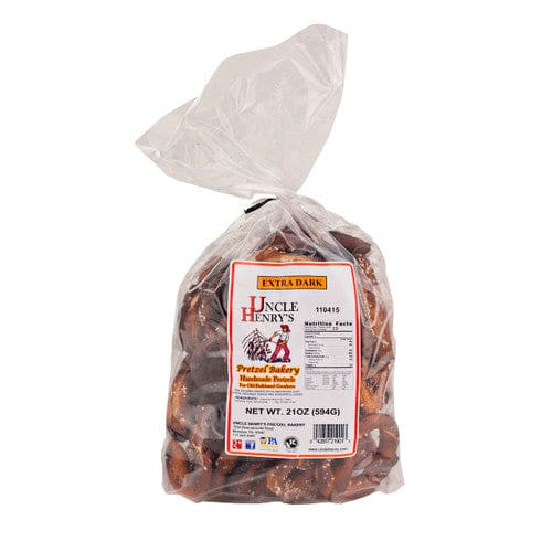 Uncle Henry’s Extra Dark Pretzels 16oz (Case of 8) - Snacks/Bulk Snacks - Uncle Henry’s