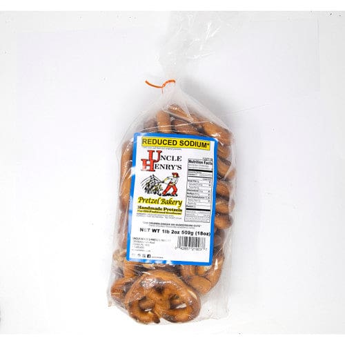 Uncle Henry’s Reduced Sodium Pretzels 16oz (Case of 8) - Snacks/Bulk Snacks - Uncle Henry’s