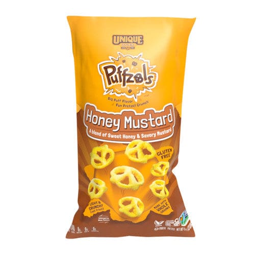 Unique Honey Mustard Puffzels™ 4.8oz (Case of 6) - Snacks/Bulk Snacks - Unique