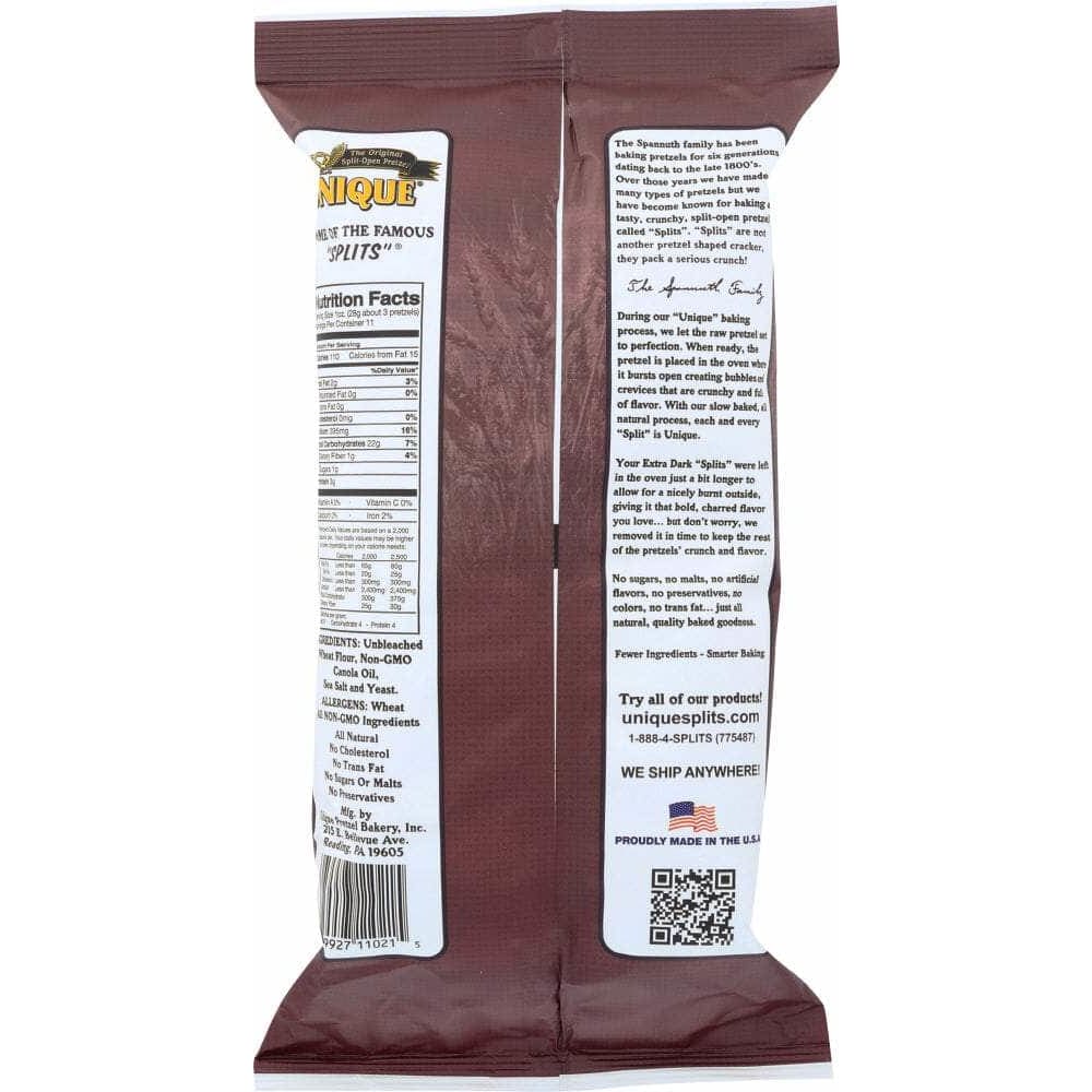 Unique Unique Pretzels Extra Dark Splits, 11 oz