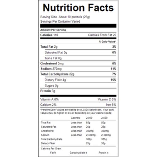 Unique Sprouted Whole Grain Pretzel Shells 8oz (Case of 12) - Free Shipping Items/Bulk Organic Foods - Unique